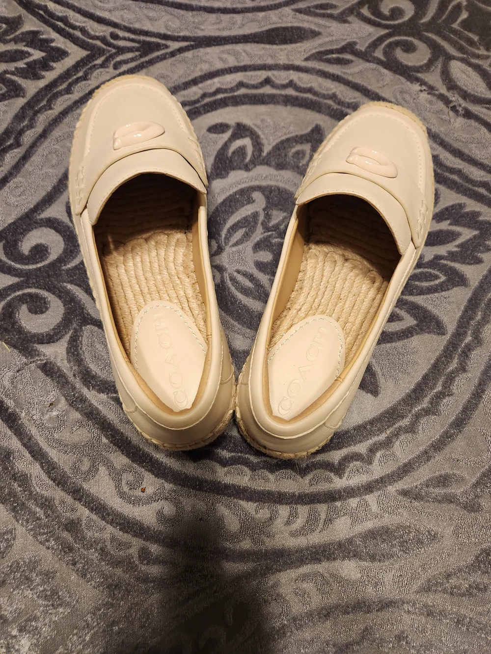 Coach slip loafers
